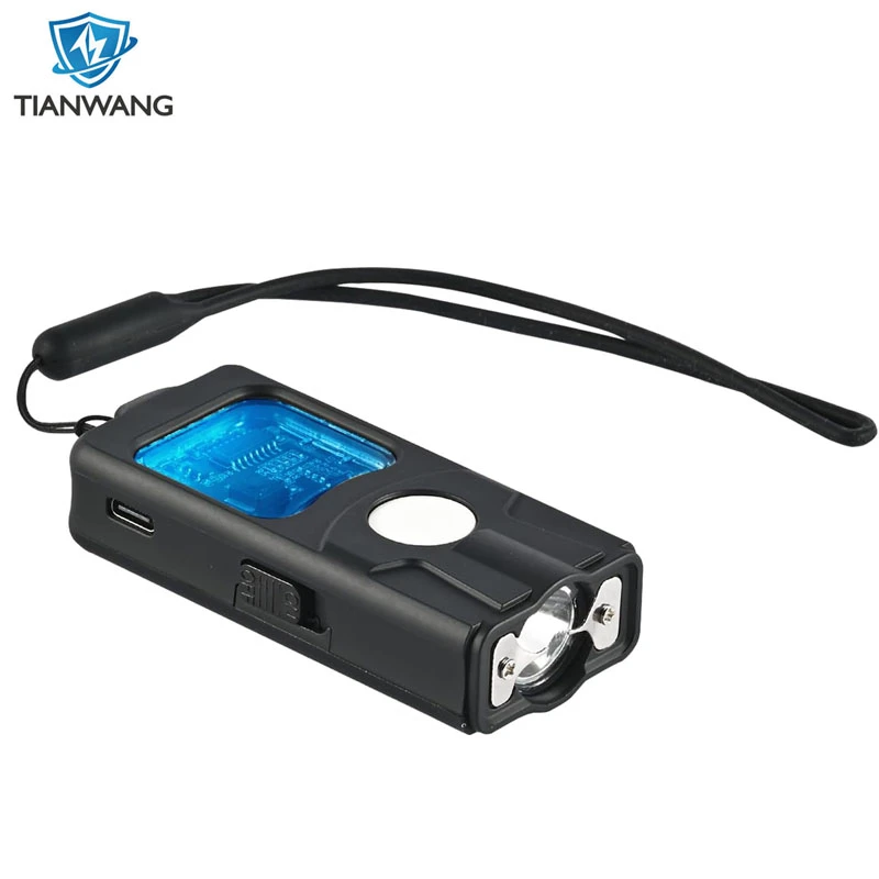 Strumento di autodifesa di armi da stordimento con indicatore della batteria a LED